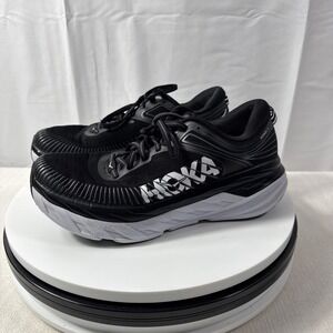 Hoka  One One Women's Bondi 7 Sz 9 #1110519 Black/white